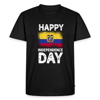 Équateur Quito Guayaquil Équatorien - T-shirt Premium bio Homme - noir - Devant - Nico (187cm)