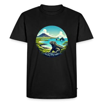 Équateur Quito Guayaquil Équatorien - T-shirt Premium bio Homme - noir - Devant - Nico (187cm)