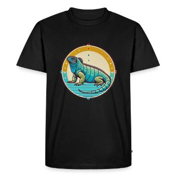 Équateur Quito Guayaquil Équatorien - T-shirt Premium bio Homme - noir - Devant - Nico (187cm)