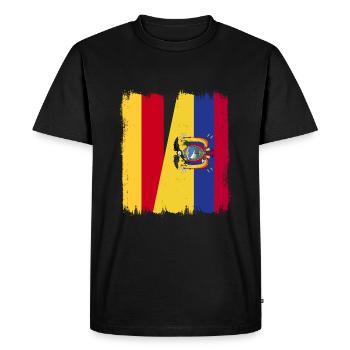 Équateur Quito Guayaquil Équatorien - T-shirt Premium bio Homme - noir - Devant - Nico (187cm)