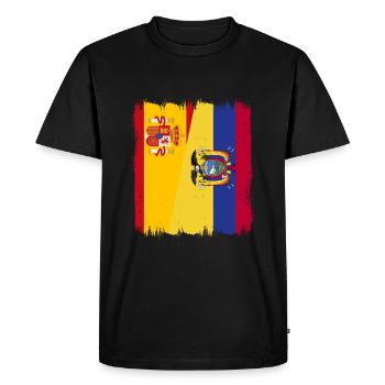 Équateur Quito Guayaquil Équatorien - T-shirt Premium bio Homme - noir - Devant - Nico (187cm)