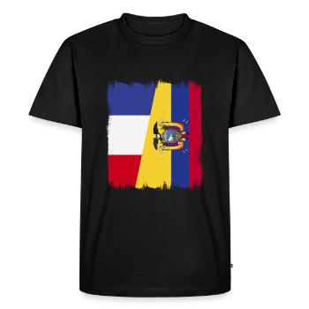 Équateur Quito Guayaquil Équatorien - T-shirt Premium bio Homme - noir - Devant - Nico (187cm)