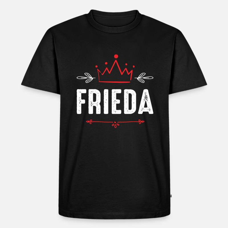 Frieda - Männer Premium Bio T-Shirt - Schwarz