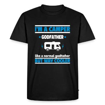 Sponsor camper, much cooler than a normal sponsor - Men's Premium Organic T-Shirt - black - Front - Nico (187cm)