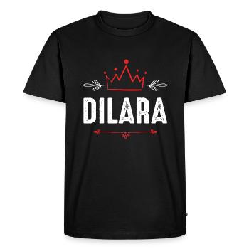 Daniel - T-shirt Premium bio Homme - noir - Devant - Nico (187cm)