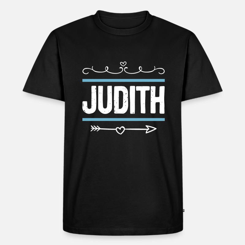 Judith - Männer Premium Bio T-Shirt - Schwarz