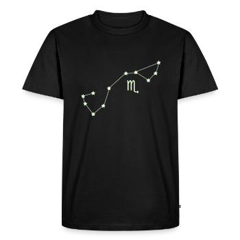 zodiaque le Scorpion - T-shirt Premium bio Homme - noir - Devant - Nico (187cm)