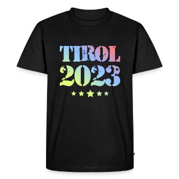 Tyrol 2023 - T-shirt Premium bio Homme - noir - Devant - Nico (187cm)