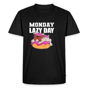 Poison pour les employés de bureau paresseux du lundi - T-shirt Premium bio Homme - noir - Devant - Nico (187cm)