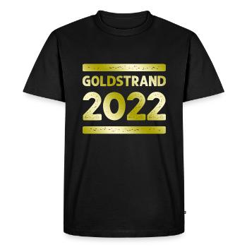 Équipe de fête Golden Sands - T-shirt Premium bio Homme - noir - Devant - Nico (187cm)