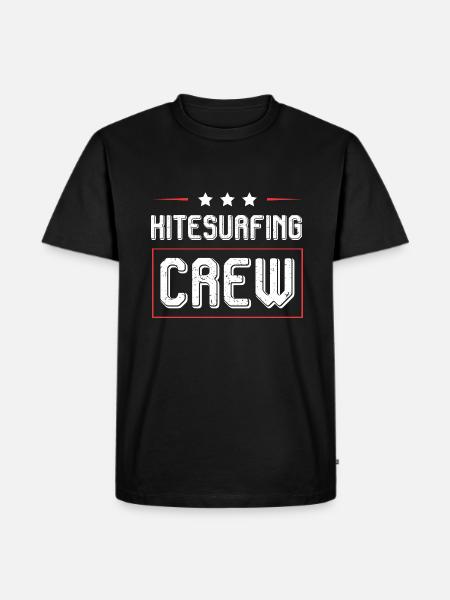 Équipage de kitesurf - T-shirt Premium bio Homme - noir