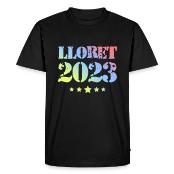 Lloret De Mar 2023 - T-shirt Premium bio Homme - noir - Devant - Nico (187cm)