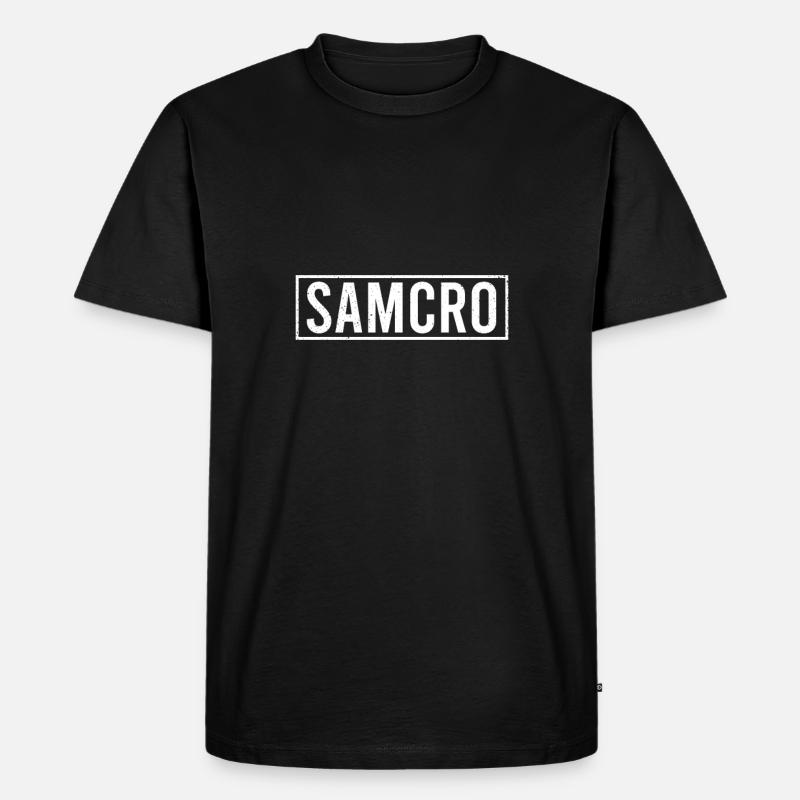SAMCRO - Männer Premium Bio T-Shirt - Schwarz