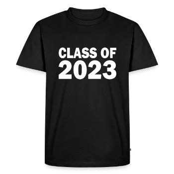 Class of 2023 - Men's Premium Organic T-Shirt - black - Front - Nico (187cm)