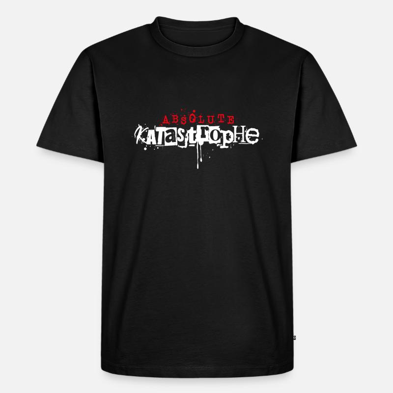 Absolute Katastrophe - Männer Premium Bio T-Shirt - Schwarz