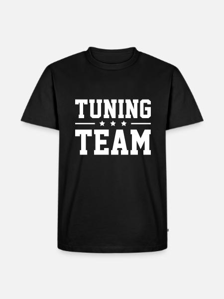 Tuning Team - Männer Premium Bio T-Shirt - Schwarz