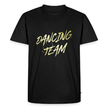 Dancing Team - Men's Premium Organic T-Shirt - black - Front - Nico (187cm)