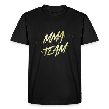 L’équipe MMA - T-shirt Premium bio Homme - noir - Devant - Nico (187cm)