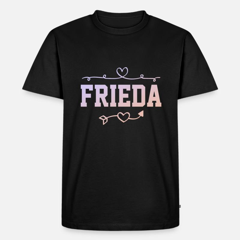 Frieda - Männer Premium Bio T-Shirt - Schwarz