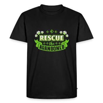 Sauvetage des animaux au refuge pour animaux - T-shirt Premium bio Homme - noir - Devant - Nico (187cm)