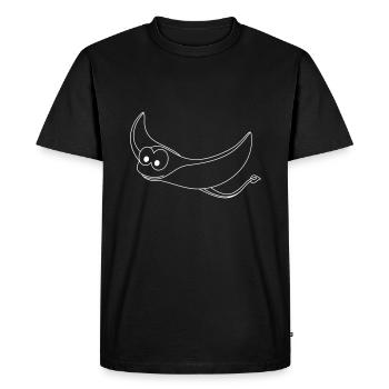 Ray Comic Animal - Men's Premium Organic T-Shirt - black - Front - Nico (187cm)