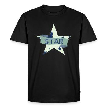 Starling - Men's Premium Organic T-Shirt - black - Front - Nico (187cm)