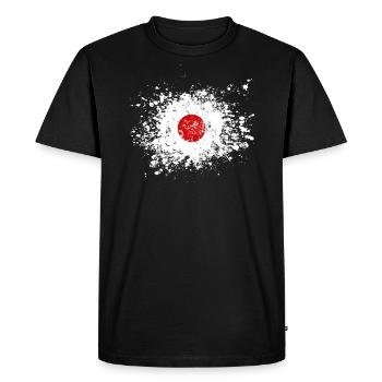 éclaboussures japon - T-shirt Premium bio Homme - noir - Devant - Nico (187cm)