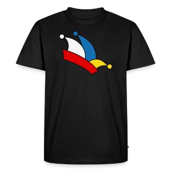 Casquette de fou Mayence - T-shirt Premium bio Homme - noir - Devant - Nico (187cm)