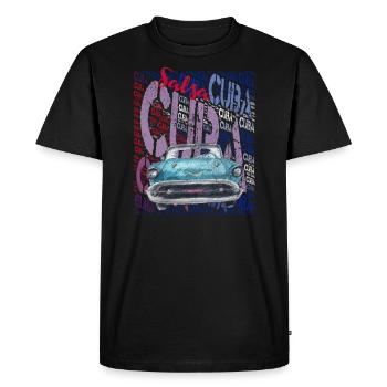 Salsa Cuba Dance - Salsa Dancer Gift - Men's Premium Organic T-Shirt - black - Front - Nico (187cm)