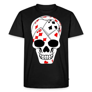 Tête de cadeau d'anniversaire cool design chemise - T-shirt Premium bio Homme - noir - Devant - Nico (187cm)