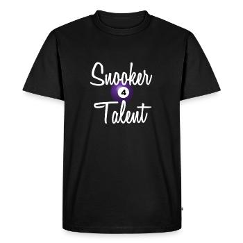 Snooker Talent I Billard I Snooker - T-shirt Premium bio Homme - noir - Devant - Nico (187cm)