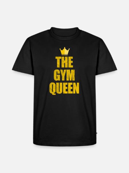 The Gym Queen gym - Men's Premium Organic T-Shirt - black