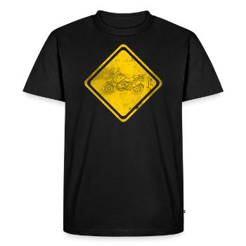 Africa Touring Twin moto signe vélo tout-terrain - T-shirt Premium bio Homme - noir - Devant - Nico (187cm)