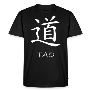 Taoïsme Dao Tao Qigong Zen Yoga Chakra - T-shirt Premium bio Homme - noir - Devant - Nico (187cm)