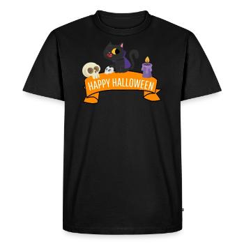 Amoureux des chats Chats Costume Cadeau Halloween - T-shirt Premium bio Homme - noir - Devant - Nico (187cm)