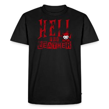 hell for leather - Men's Premium Organic T-Shirt - black - Front - Nico (187cm)