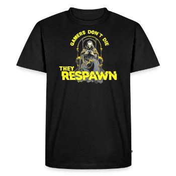 The Gamer's way - Men's Premium Organic T-Shirt - black - Front - Nico (187cm)