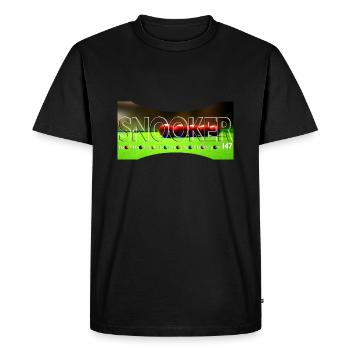 SNOOKER - maximum break - Men's Premium Organic T-Shirt - black - Front - Nico (187cm)