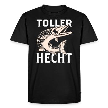 Toller Hecht - Männer Premium Bio T-Shirt - Schwarz - Vorne - Nico (187cm)
