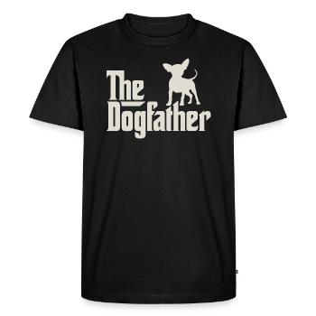 Le Dogfather - Chihuahua - T-shirt Premium bio Homme - noir - Devant - Nico (187cm)