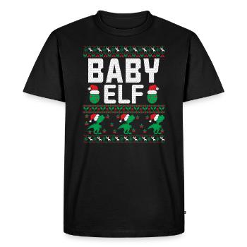 Tenue de Noël Baby Elf - T-shirt Premium bio Homme - noir - Devant - Nico (187cm)