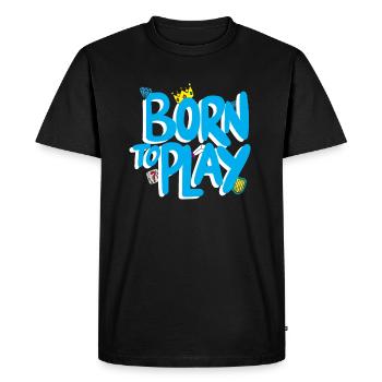 Born to Play Jeux Outfit - T-shirt Premium bio Homme - noir - Devant - Nico (187cm)