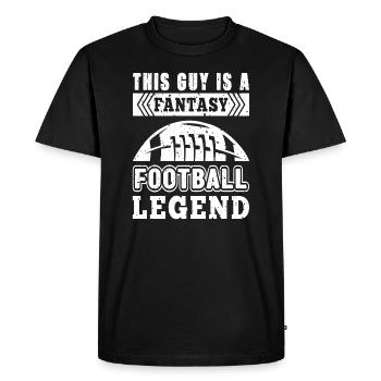 Fantasy Football - T-shirt Premium bio Homme - noir - Devant - Nico (187cm)