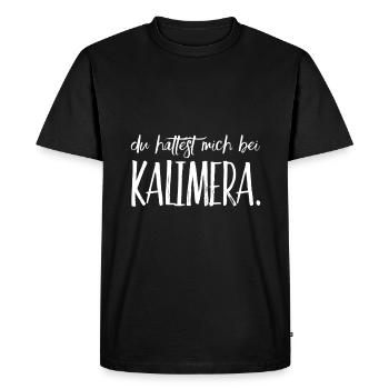 Drôle de dicton grec Grèce cadeau - T-shirt Premium bio Homme - noir - Devant - Nico (187cm)