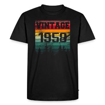 1958 Cadeau D'anniversaire Vintage 1958 Rétro - T-shirt Premium bio Homme - noir - Devant - Nico (187cm)