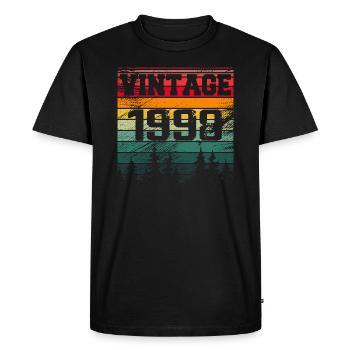1998 Cadeau D'anniversaire Vintage 1998 Rétro - T-shirt Premium bio Homme - noir - Devant - Nico (187cm)