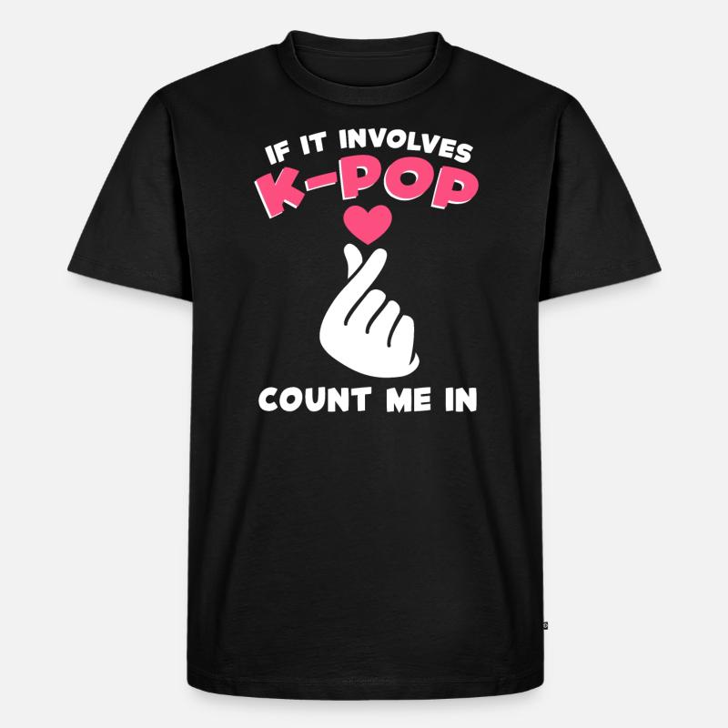 K-Pop K-Pop Geschenk - Männer Premium Bio T-Shirt - Schwarz