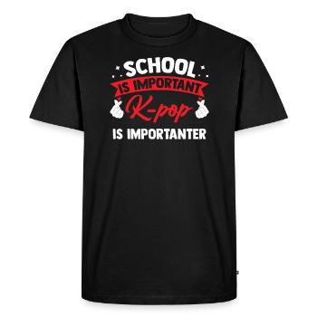 K-Pop K-Pop cadeau coréen - T-shirt Premium bio Homme - noir - Devant - Nico (187cm)