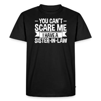 2 belles-sœurs 2 belles-sœurs - T-shirt Premium bio Homme - noir - Devant - Nico (187cm)