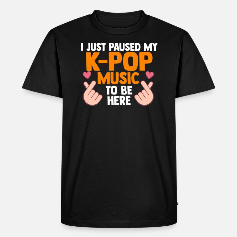 K-Pop K-Pop Geschenk - Männer Premium Bio T-Shirt - Schwarz